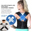 Back Brace Posture Corrector for Women and Men, Shoulder Straightener Adjustable Full Back Support Upper and Lower Pain Relief